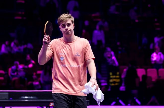 WTT重庆冠军赛男单18决赛温瑞博逆转莫雷加德晋级