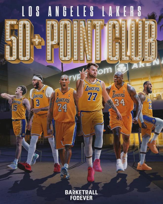 詹姆斯复出首战砍18+7+7 东契奇狂轰51分湖人掀翻