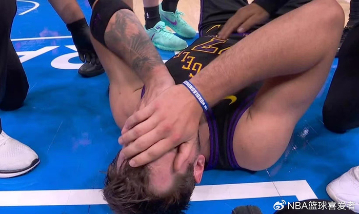 东契奇左脚筋拉伤或无缘MVP评选 湖人三巨