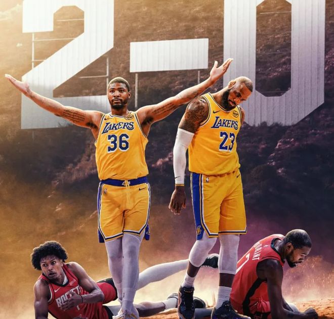 杜兰特带伤复出难救火箭 湖人三巨头碾压对手